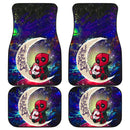 Chibi Deadpool Unicorn Toy Love You To The Moon Galaxy Car Mats Nearkii