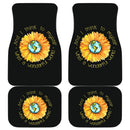Sunflowers And I Think To Myself Front And Back Car Mats (Set Of 4) Nearkii