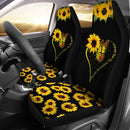 Best Butterfly You Are My Sunshine Sunflower Seat Covers Car Decor Car Protector Nearkii