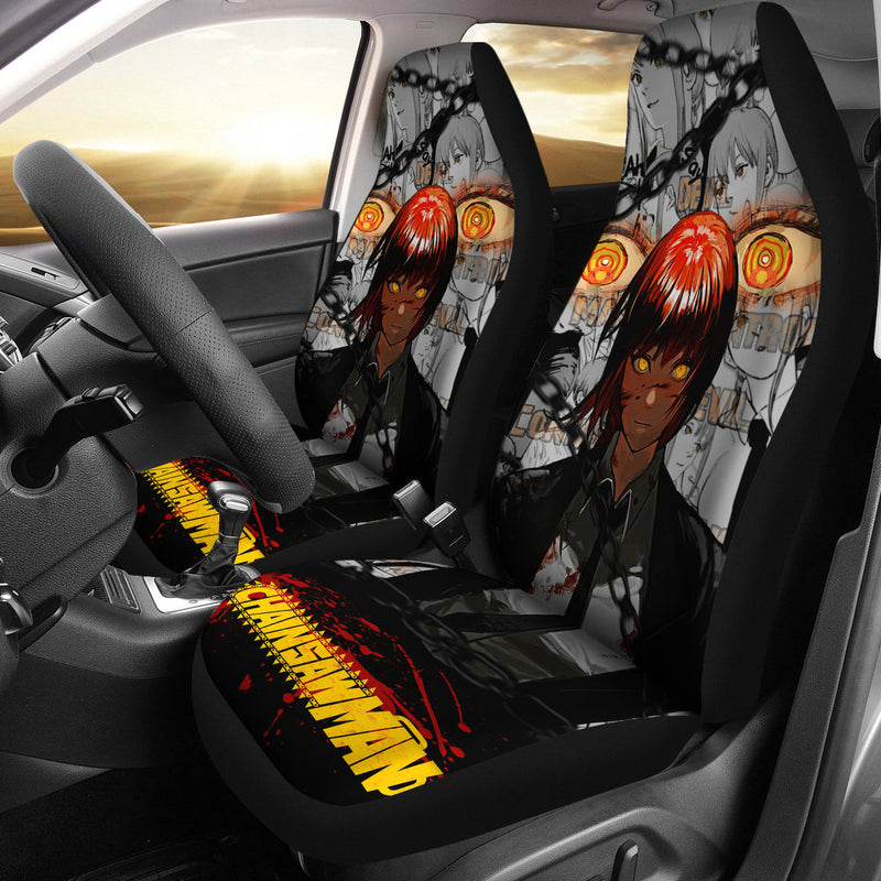 Makima Devil Chainsaw Man Premium Custom Car Seat Covers Decor Protectors Nearkii