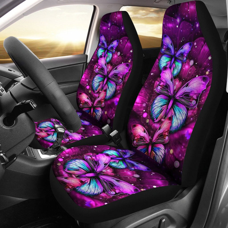 Best Beautiful Butterfly Art Premium Custom Car Seat Covers Decor Protector Nearkii
