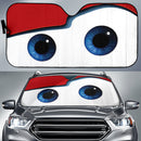 Red Cartoon Funny Surprise Eyes Car Auto Sun Shades Windshield Accessories Decor Gift Nearkii