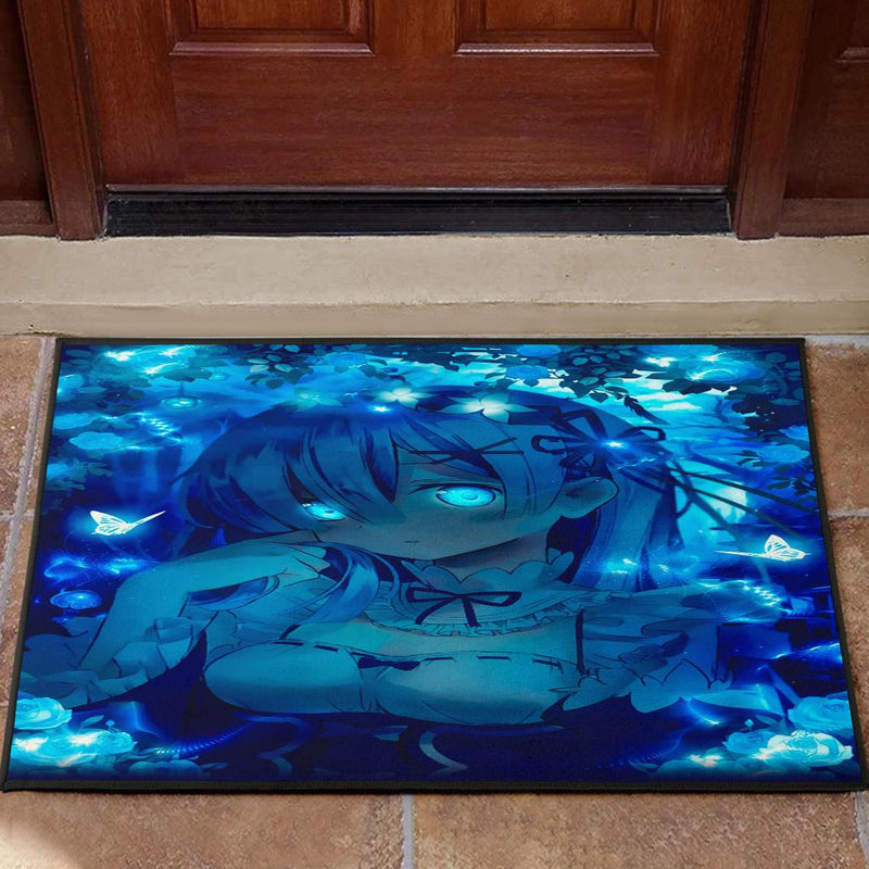 Rem Anime Girl Doormat Nearkii
