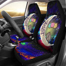 Pusheen Cat Love You To The Moon Galaxy Car Seat Covers