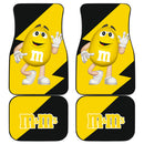 M&M's Candy Ice Cream Cones Chocolate Yellow Car Floor Mats Funny Gift Idea Nearkii