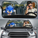 Sonic The Hedgehog Car Auto Sunshades Nearkii