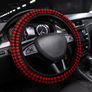 Black Karo Fashion Premium Car Steering Wheel Cover Nearkii