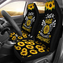 Best Just A Girl Sunflower Florist Premium Custom Car Seat Covers Decor Protector Nearkii