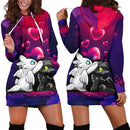 Light Fury Night Fury Love Hoodie Dress