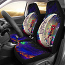 Deadpool Unicorn Love You To The Moon Galaxy Car Seat Covers