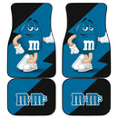 M&M's Candy Ice Cream Cones Chocolate Blue Car Floor Mats Funny Gift Idea Nearkii