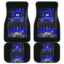 Halloween American Flag Dark Blue Jeep Girl Car Floor Mats Car Accessories Nearkii