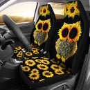 Best Owl Sunflower Premium Custom Car Seat Covers Decor Protector Nearkii