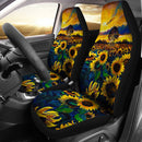 Best Painting Sunflower Art Premium Custom Car Seat Covers Decor Protector Nearkii