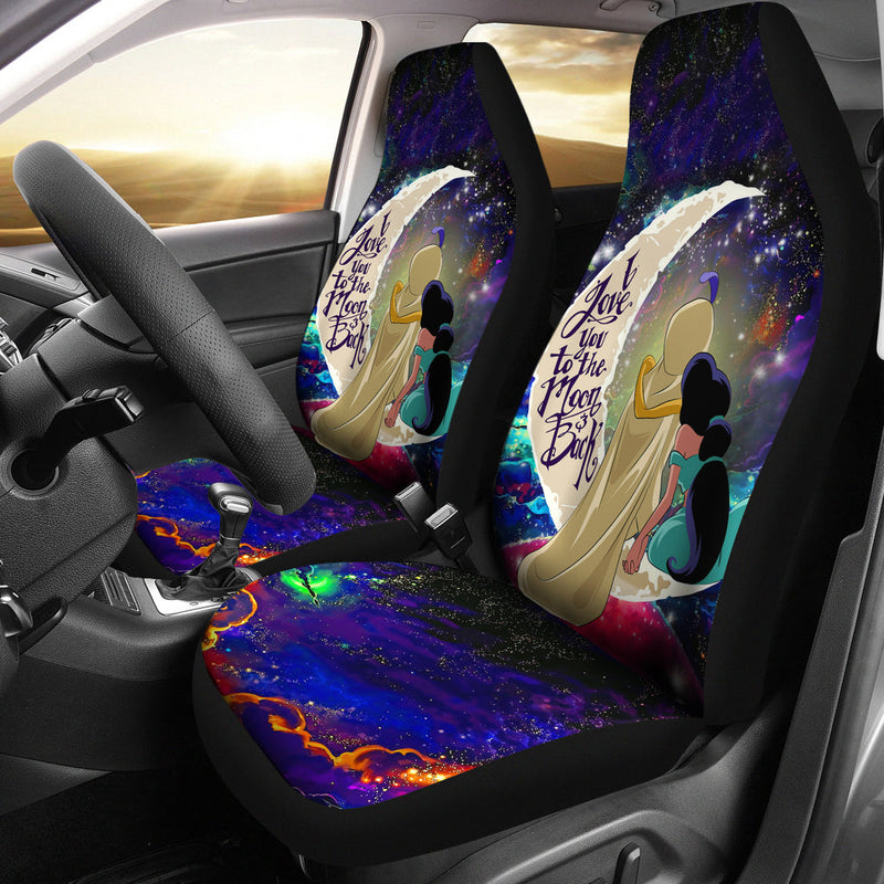 Aladin Couple Love You To The Moon Galaxy Car Seat Covers Nearkii