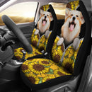 Cute Sunflower Corgi Premium Custom Car Seat Covers Decor Protector