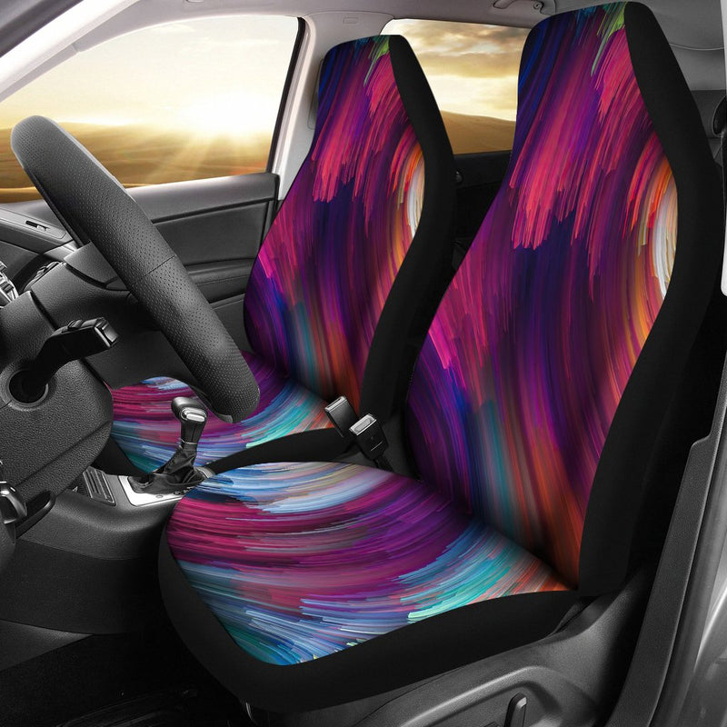 Best Abstract Swirl Pattern Corolful Premium Custom Car Seat Covers Decor Protector Nearkii
