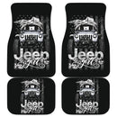 Halloween American Flag White Jeep Girl Car Floor Mats Car Accessories Nearkii