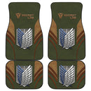 Attack On Titan Logo Car Floor Mats Anime Car Accessories Nearkii
