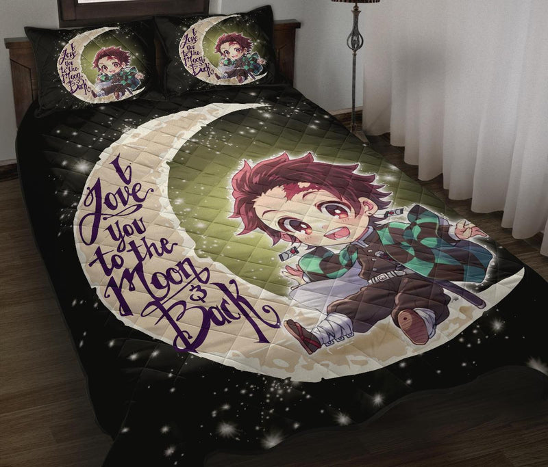 Demon Slayer Cute Anime Quilt Bed Sets Nearkii