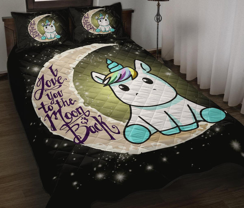 Unicorn To The Moon Quilt Bed Sets Nearkii