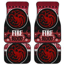 Game Of Thrones Targaryen Christmas Car Floor Mats Car Accessories Nearkii