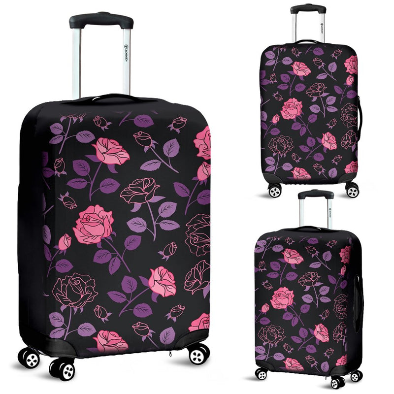 Rose Travel Luggage Cover Suitcase Protector Nearkii