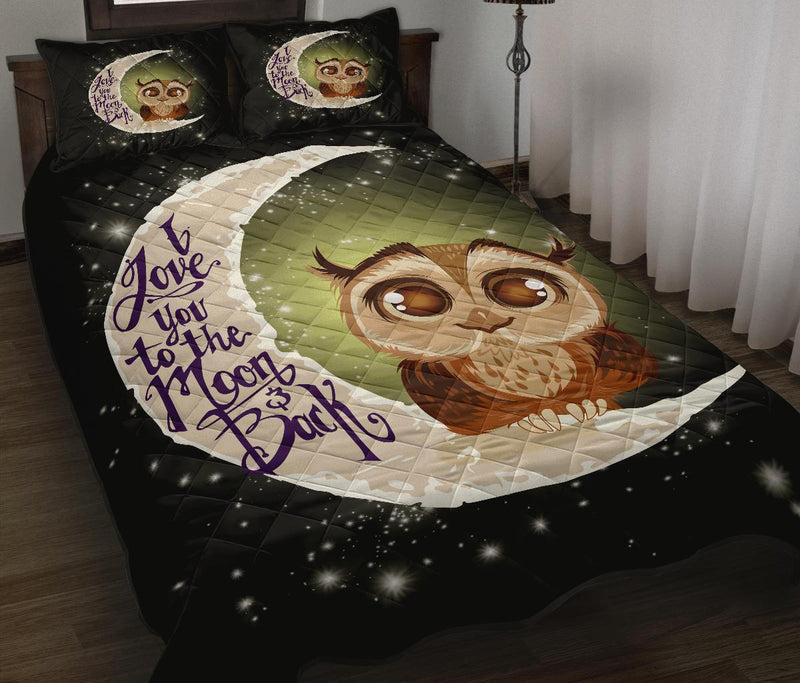 Owl To The Moon Quilt Bed Sets Nearkii