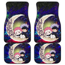 Jujutsu Kaisen Gojo Sakuna Chibi Anime Love You To The Moon Galaxy Car Mats Nearkii
