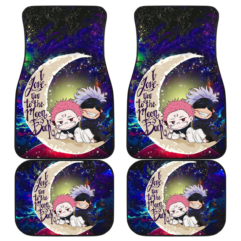 Jujutsu Kaisen Gojo Sakuna Chibi Anime Love You To The Moon Galaxy Car Mats Nearkii