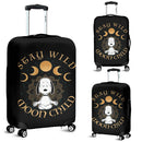 Snoopy Stay Wild Moon Child Luggage Cover Suitcase Protector Nearkii
