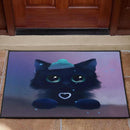 Cute Kitty Cat Digital Art Doormat Nearkii