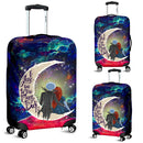 Jack And Sally Nightmare Before Christmas Love You To The Moon Galaxy Luggage Cover Suitcase Protector Nearkii
