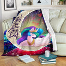 Beauty Unicorn Love You To The Moon Galaxy Blanket Nearkii