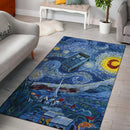 Starry Night Doctor Who Ii Rug Carpet Rug Home Room Decor Nearkii