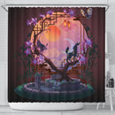 Umbreon Espeon Pokemon Shower Curtain Nearkii