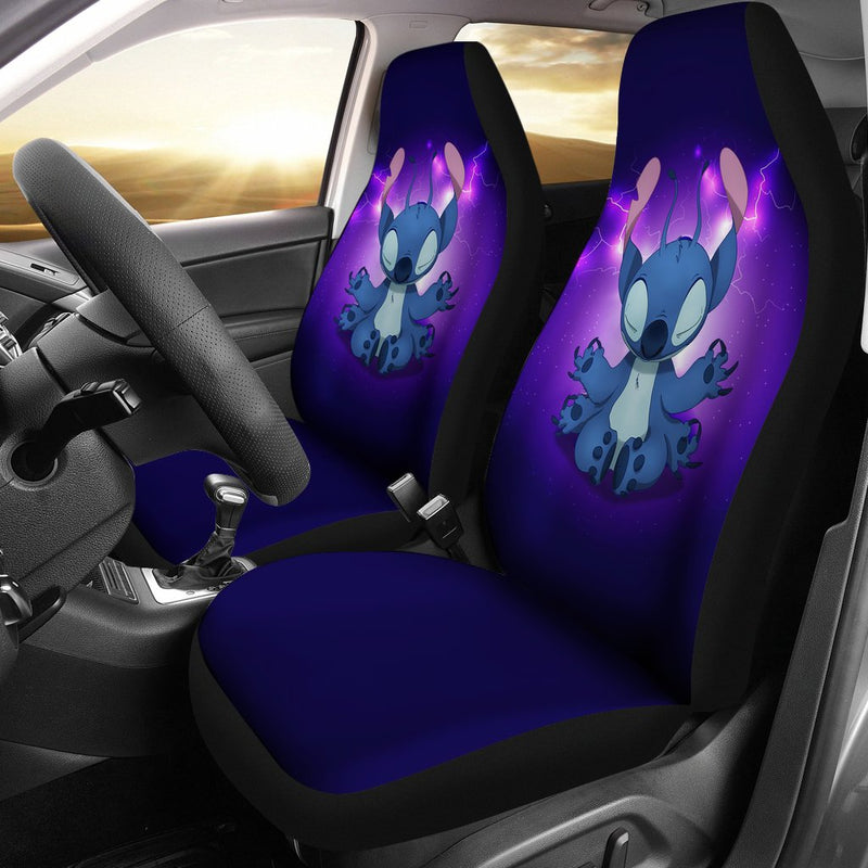 Stitch Do Yoga Funny Custom Premium Car Premium Custom Car Seat Covers Decor Protectors Nearkii