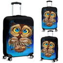 Owl Travel Luggage Cover Suitcase Protector 2 Nearkii