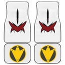 White Dino Thunder Power Rangers Car Floor Mats Car Accessories Nearkii