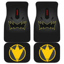Black Dino Thunder Power Rangers Car Floor Mats Car Accessories Nearkii
