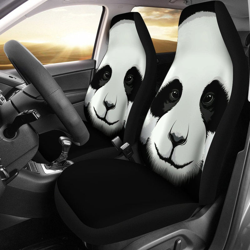 Panda 3D Premium Custom Car Seat Covers Decor Protectors Nearkii