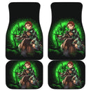 Tanjiro Moonlight Car Floor Mats Anime Car Accessories Nearkii