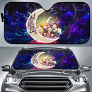 Demond Slayer Team Love You To The Moon Galaxy Car Auto Sunshades Nearkii