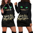 Cheshire Cat Alice In Wonderland Hoodie Dress