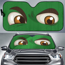 Green Challenging Cartoon Eyes Car Auto Sun Shades Windshield Accessories Decor Gift Nearkii