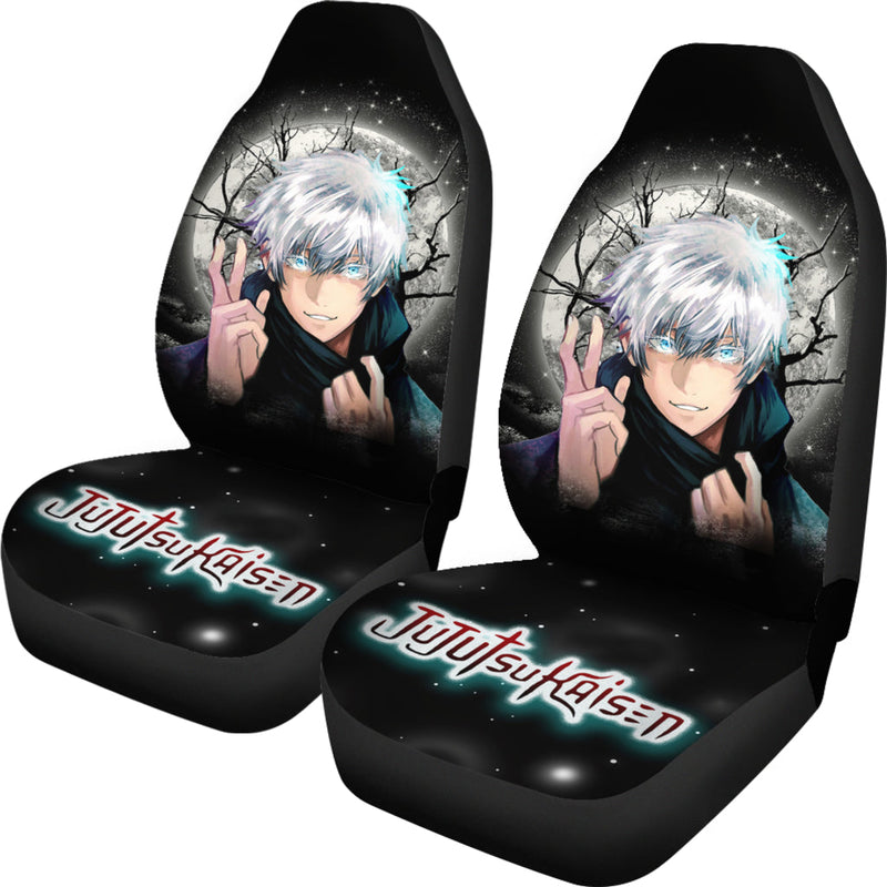 Gojo Jujutsu Kaisen Moonlight Premium Custom Car Seat Covers Decor Protectors Nearkii