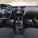 Sunflowers Art Front And Back Car Mats (Set Of 4) Nearkii