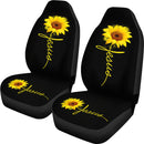 Best Sunflowers Jesus Premium Custom Car Seat Covers Decor Protector Nearkii