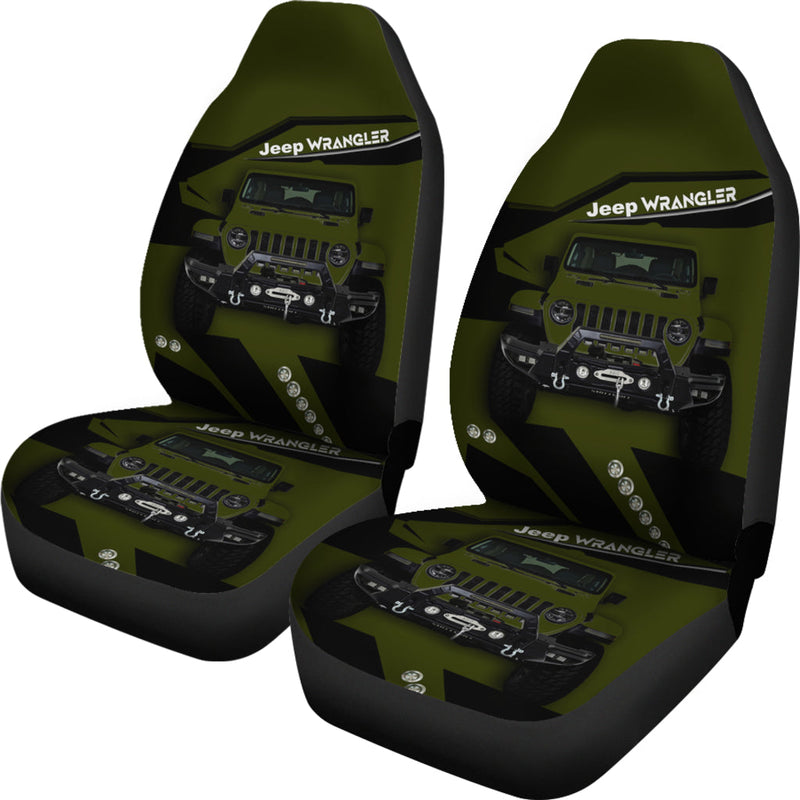 Jeep Green Premium Custom Car Seat Covers Decor Protectors Nearkii