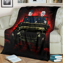 Gojo Geto Jujutsu Kaisen Ride Jeep Halloween Funny Anime Premium Blanket Nearkii